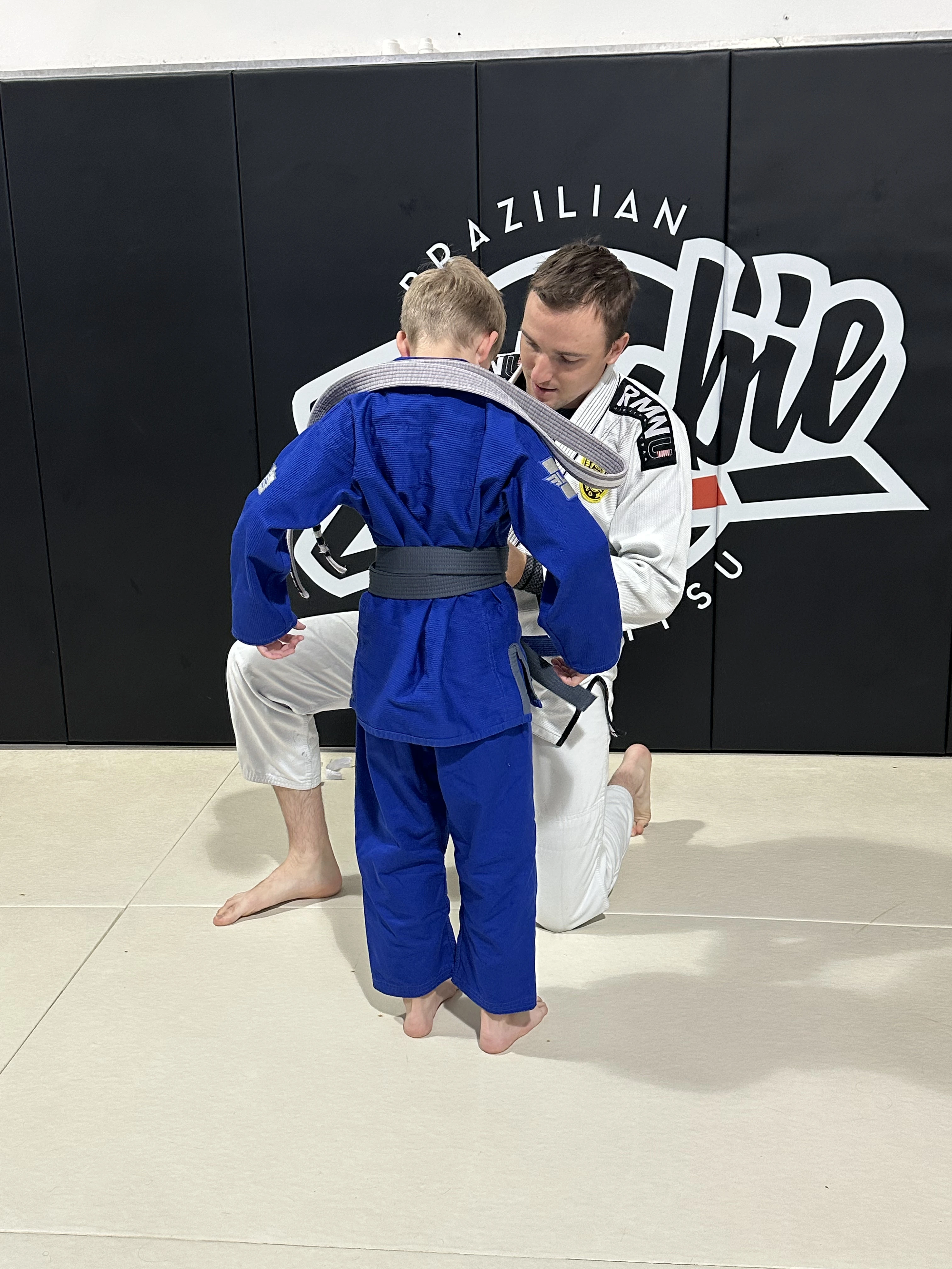 Kids BJJ class at Zombie BJJ