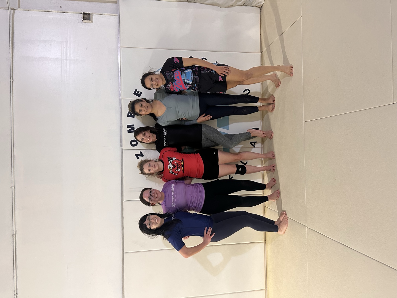 Women's Brazilian Jiu Jitsu class at Zombie BJJ in Allentown, PA